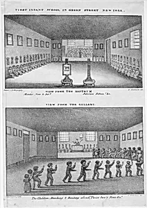 First Infant School in Green Street, New York