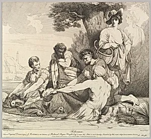 Fishermen by John Hamilton Mortimer|Robert Blyth|Richard Payne Knight