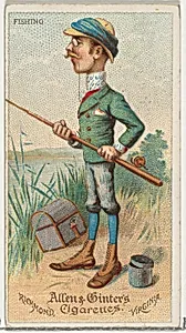 Fishing, from World's Dudes series (N31) for Allen & Ginter Cigarettes by Allen & Ginter