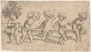 Five Dancing Putti