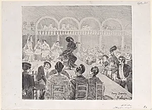 Flamenco dancer in Malaga by Henry Julien Detouche