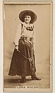 Flora Walsh, from the Actresses series (N245) issued by Kinney Brothers to promote Sweet Caporal Cigarettes by Kinney Brothers Tobacco Company