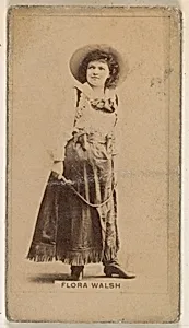 Flora Walsh, from the Actresses series (N245) issued by Kinney Brothers to promote Sweet Caporal Cigarettes by Kinney Brothers Tobacco Company
