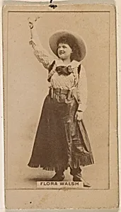 Flora Walsh, from the Actresses series (N245) issued by Kinney Brothers to promote Sweet Caporal Cigarettes by Kinney Brothers Tobacco Company