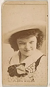 Flora Walsh, from the Actresses series (N245) issued by Kinney Brothers to promote Sweet Caporal Cigarettes by Kinney Brothers Tobacco Company