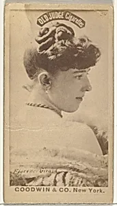 Florence Girard, from the Actors and Actresses series (N171) for Old Judge Cigarettes by Goodwin & Company