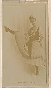 Florence Levey, from the Actresses series (N245) issued by Kinney Brothers to promote Sweet Caporal Cigarettes by Kinney Brothers Tobacco Company