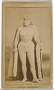 Florence May, from the Actors and Actresses series (N171) for Old Judge Cigarettes by Goodwin & Company