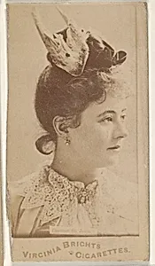 Florence St. John, from the Actors and Actresses series (N45, Type 1) for Virginia Brights Cigarettes by Allen & Ginter