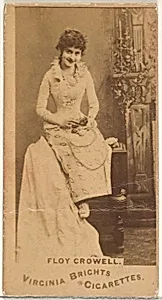 Floy Crowell, from the Actors and Actresses series (N45, Type 1) for Virginia Brights Cigarettes by Allen & Ginter