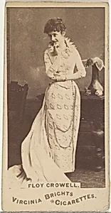 Floy Crowell, from the Actors and Actresses series (N45, Type 1) for Virginia Brights Cigarettes by Allen & Ginter