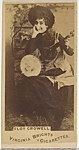 Floy Crowell, from the Actors and Actresses series (N45, Type 1) for Virginia Brights Cigarettes by Allen & Ginter