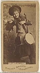 Floy Crowell, from the Actors and Actresses series (N45, Type 1) for Virginia Brights Cigarettes by Allen & Ginter