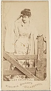 Floy Crowell, from the Actors and Actresses series (N45, Type 1) for Virginia Brights Cigarettes by Allen & Ginter