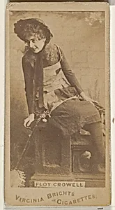 Floy Crowell, from the Actors and Actresses series (N45, Type 1) for Virginia Brights Cigarettes by Allen & Ginter