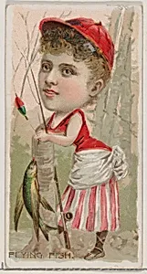 Flying Fish, from the series Fishers and Fish (N74) for Duke brand cigarettes by W. Duke, Sons & Co.|Knapp & Company