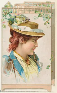 Folded Screen, from the Novelties series (N122) issued by Gail & Ax Tobacco to promote Navy Long Cut