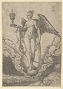 Fortune by Heinrich Aldegrever|Albrecht Dürer