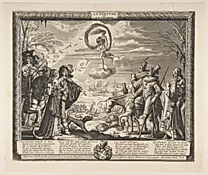 Fortune Favoring France by Abraham Bosse|Roland Leblond le Jeune|Michiel Le Blon