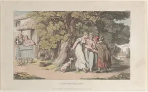 Fortune-telling, from "The Vicar of Wakefield" by William Clowes|Oliver Goldsmith|Rudolph Ackermann, London|Thomas Rowlandson