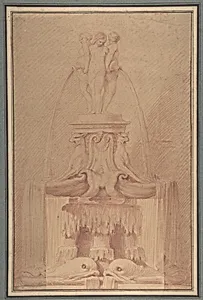 Fountain Surmounted by Three Nymphs