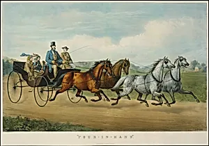"Four-in-Hand" by Currier & Ives