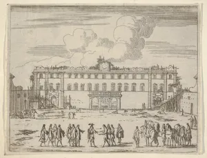 Francesco I d'Este Builds the Palazzo di Sassuolo, from L'Idea di un Principe ed Eroe Cristiano in Francesco I d'Este, di Modena e Reggio Duca VIII [...]