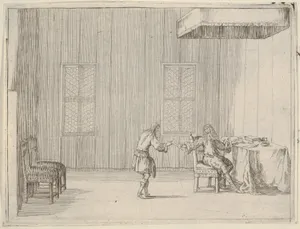 Francesco I d'Este Drafts a Document that Prevents Individuals from Conspiring Against the State, from L'Idea di un Principe ed Eroe Cristiano in Francesco I d'Este, di Modena e Reggio Duca VIII [...]
