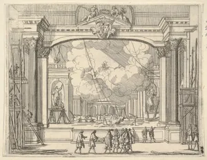 Francesco I d'Este Orders Fête Decorations, from L'Idea di un Principe ed Eroe Cristiano in Francesco I d'Este, di Modena e Reggio Duca VIII [...]