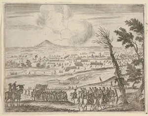 Francesco I d'Este Protects the French in Casalmaggiore from the Seige of the Spanish, from L'Idea di un Principe ed Eroe Cristiano in Francesco I d'Este, di Modena e Reggio Duca VIII [...]