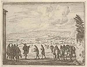 Francesco I d'Este Builds the Fortresses of Modena for the Security of his People, from L'Idea di un Principe ed Eroe Cristiano in Francesco I d'Este, di Modena e Reggio Duca VIII [...] by Bartolomeo Fenice (Fénis)|Domenico Gamberti