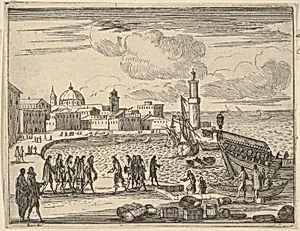 Francesco I d'Este Combines Forces with The Republic of Venice and Genoa Against the Ottoman Turks, from L'Idea di un Principe ed Eroe Cristiano in Francesco I d'Este, di Modena e Reggio Duca VIII [...] by Bartolomeo Fenice (Fénis)|Domenico Gamberti