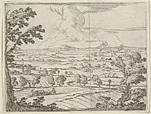 Francesco I d'Este Keeps his State Intact During the Descent of the Germans into Mantua, from L'Idea di un Principe ed Eroe Cristiano in Francesco I d'Este, di Modena e Reggio Duca VIII [...] by Bartolomeo Fenice (Fénis)|Domenico Gamberti