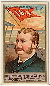 Francis S. Land, from the Sea Captains series (N127) issued by Duke Sons & Co. to promote Honest Long Cut Tobacco by W. Duke, Sons & Co.|George S. Harris & Sons