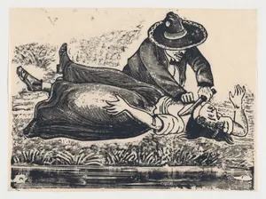 Francisco Guerrero, the waistcoat maker and cut throat, murdering a woman