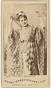 Frankie Kemble, from the Actors and Actresses series (N171) for Gypsy Queen Cigarettes by Goodwin & Company