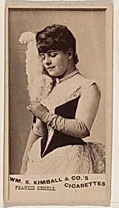 Frankie Kemble, from the Actresses series (N203) issued by Wm. S. Kimball & Co. by William S. Kimball & Company