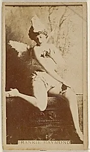 Frankie Raymond, from the Actors and Actresses series (N45, Type 8) for Virginia Brights Cigarettes by Allen & Ginter
