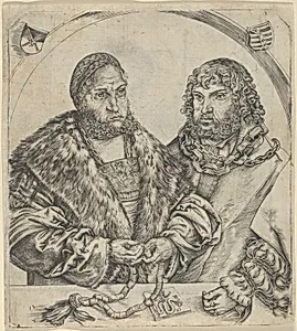 Frederick the Wise and John the Constant of Saxony by Lucas Cranach the Elder