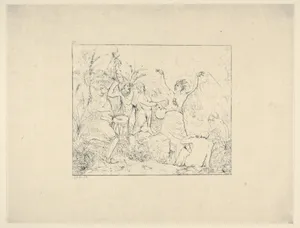 Free Negroes in Hayti (from Confederate War Etchings)