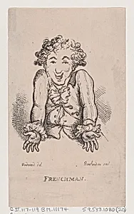 Frenchman by Thomas Rowlandson|Thomas Tegg|George Murgatroyd Woodward