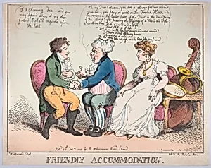 Friendly Accommodation by George Murgatroyd Woodward|Rudolph Ackermann, London|Thomas Rowlandson