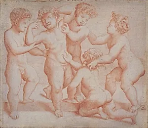 Frieze of Five Putti