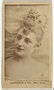 From the Actors and Actresses series (N171) for Old Judge, Gypsy Queen, and Temple Bar Cigarettes by Goodwin & Company