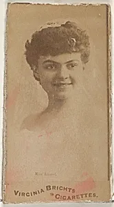 From the Actors and Actresses series (N45, Type 1) for Virginia Brights Cigarettes by Allen & Ginter