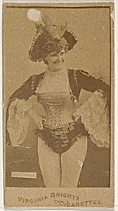 From the Actors and Actresses series (N45, Type 1) for Virginia Brights Cigarettes by Allen & Ginter