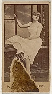 From the Actors and Actresses series (N45, Type 1) for Virginia Brights Cigarettes by Allen & Ginter