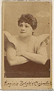 From the Actors and Actresses series (N45, Type 4) for Virginia Brights Cigarettes by Allen & Ginter