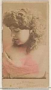 From the Actors and Actresses series (N45, Type 4) for Virginia Brights Cigarettes by Allen & Ginter