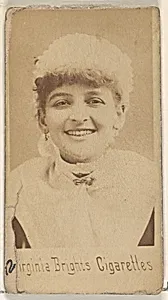 From the Actors and Actresses series (N45, Type 4) for Virginia Brights Cigarettes by Allen & Ginter